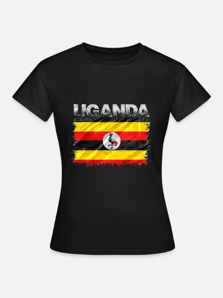 Uganda - Frauen T-Shirt - Schwarz