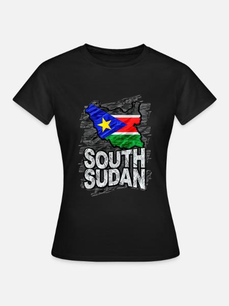 Sudan - Frauen T-Shirt - Schwarz