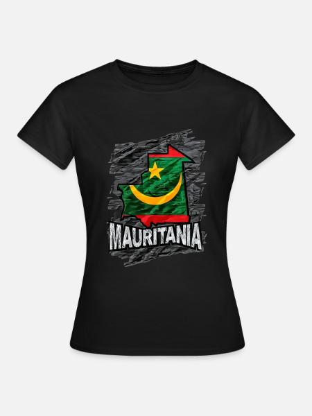 Mauretanien - Frauen T-Shirt - Schwarz
