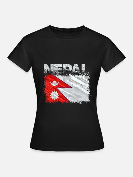Nepal - Frauen T-Shirt - Schwarz