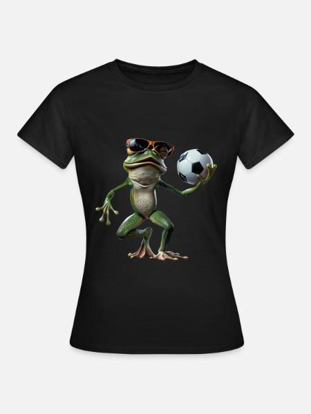 Frosch - Frauen T-Shirt - Schwarz