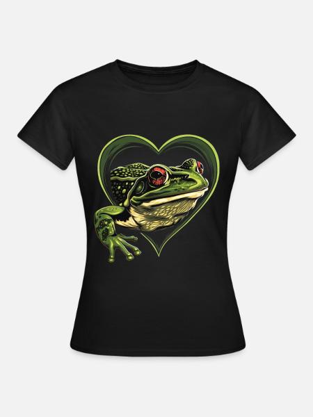 Frosch - Frauen T-Shirt - Schwarz