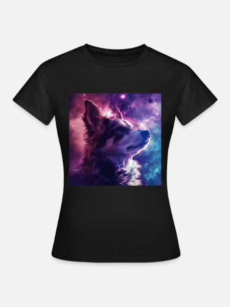 Hund - Frauen T-Shirt - Schwarz