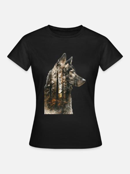 Alaskan Malamute - Frauen T-Shirt - Schwarz