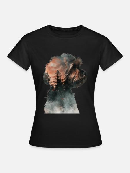 Shih Tzu - Frauen T-Shirt - Schwarz
