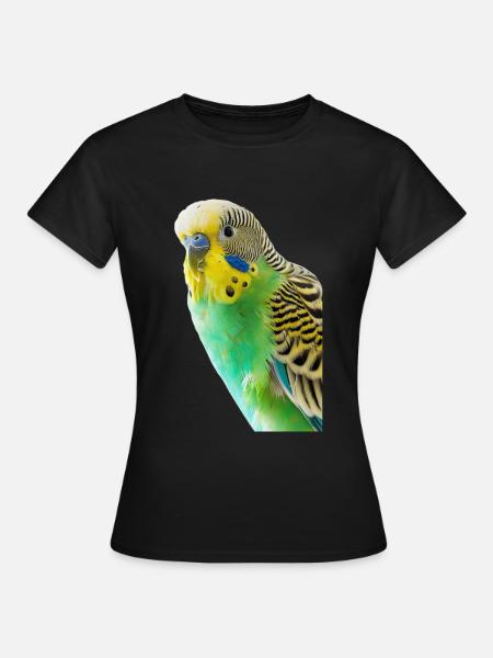 Wellensittich - Frauen T-Shirt - Schwarz