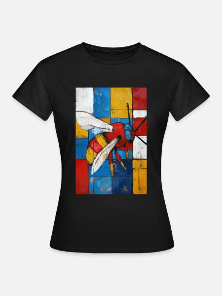 Biene - Frauen T-Shirt - Schwarz