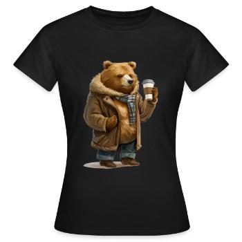 Porter - T-shirt Femme - noir - Devant - AI Model Female 172 dark (172cm)
