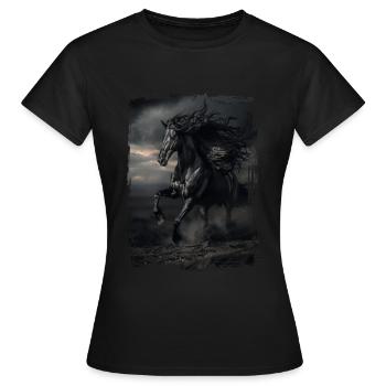 Frison - T-shirt Femme - noir - Devant - AI Model Female 172 dark (172cm)