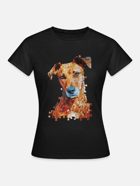 Hund - Frauen T-Shirt - Schwarz