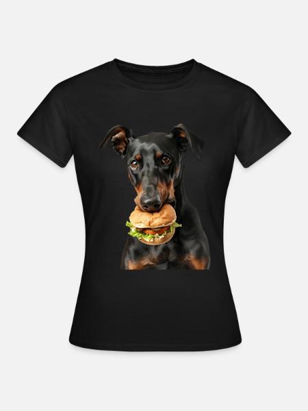 Dobermann - Frauen T-Shirt - Schwarz