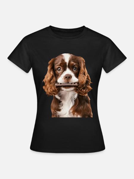 Cavalier King Spaniel - Frauen T-Shirt - Schwarz