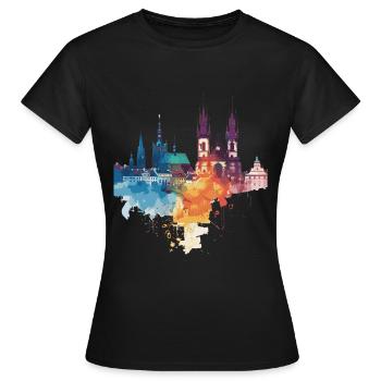 Élan - T-shirt Femme - noir - Devant - AI Model Female 172 dark (172cm)