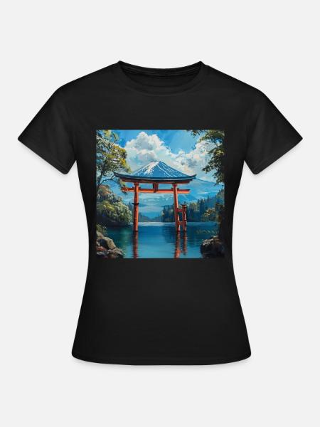 Japan - Frauen T-Shirt - Schwarz