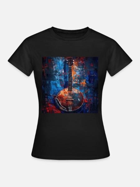Banjo - Frauen T-Shirt - Schwarz