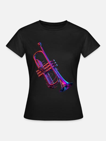 Trompete - Frauen T-Shirt - Schwarz
