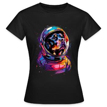 Rottweiler - Frauen T-Shirt - Schwarz - Vorne - AI Model Female 172 dark (172cm)