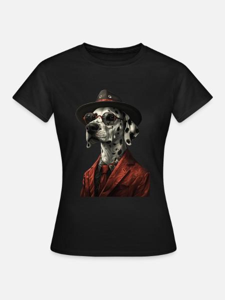 Dalmatiner - Frauen T-Shirt - Schwarz