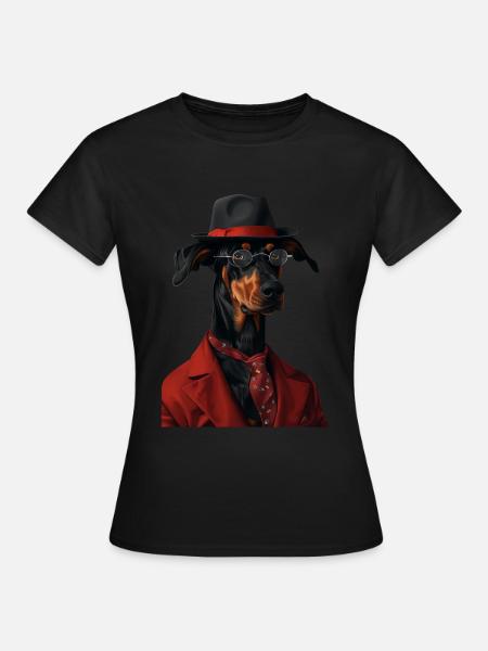 Dobermann - Frauen T-Shirt - Schwarz
