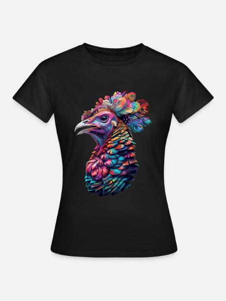 Truthahn - Frauen T-Shirt - Schwarz