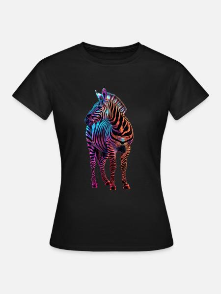 Zebra - Frauen T-Shirt - Schwarz