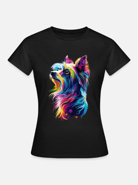 Chinesischer Schopfhund - Frauen T-Shirt - Schwarz