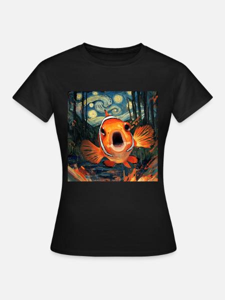 Clownfisch - Frauen T-Shirt - Schwarz