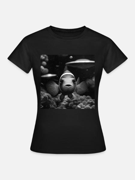 Clownfisch - Frauen T-Shirt - Schwarz