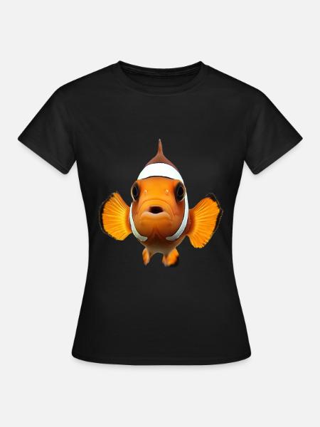 Clownfisch - Frauen T-Shirt - Schwarz