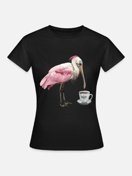 Löffel Kaffee - Frauen T-Shirt - Schwarz
