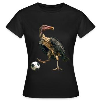 Geier - Frauen T-Shirt - Schwarz - Vorne - AI Model Female 172 dark (172cm)