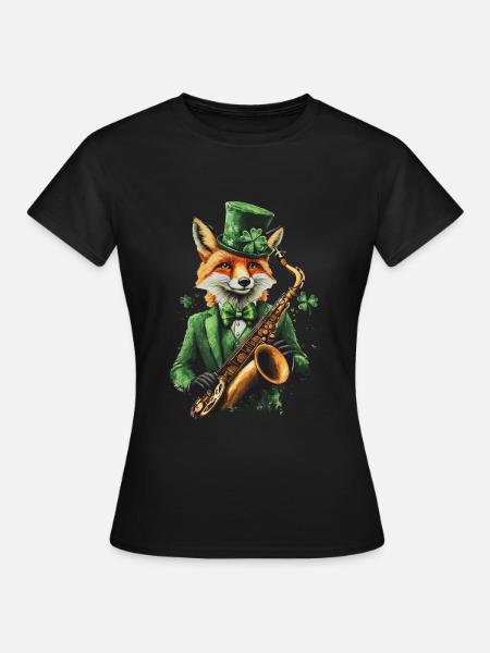 Fuchs - Frauen T-Shirt - Schwarz