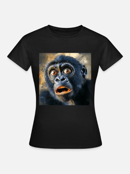 Gorilla - Frauen T-Shirt - Schwarz