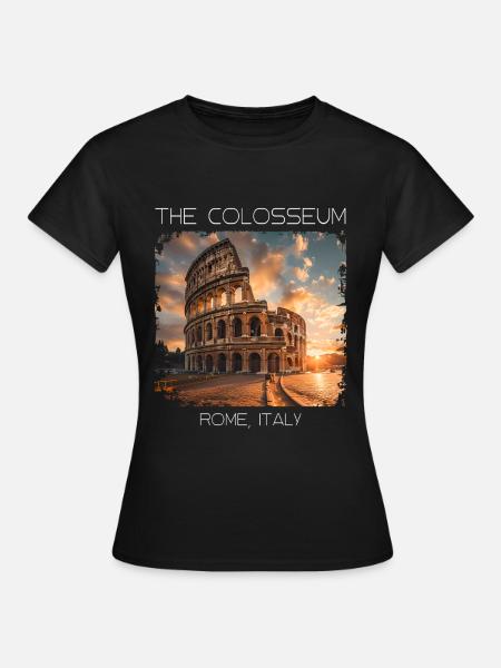 Das Kolosseum - Frauen T-Shirt - Schwarz