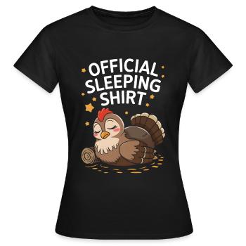Auerhahn - Frauen T-Shirt - Schwarz - Vorne - AI Model Female 172 dark (172cm)