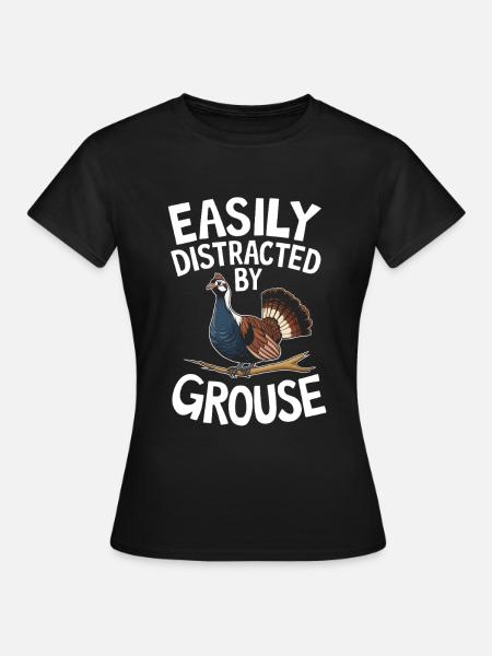 Auerhahn - Frauen T-Shirt - Schwarz