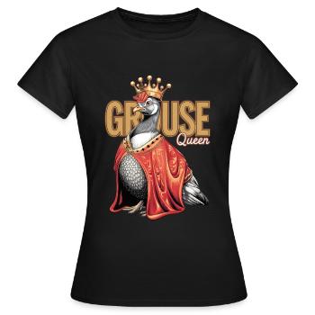 Auerhahn - Frauen T-Shirt - Schwarz - Vorne - AI Model Female 172 dark (172cm)