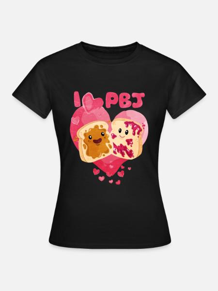 Erdnussbutter - Frauen T-Shirt - Schwarz