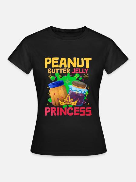 Gelee Erdnussbutter - Frauen T-Shirt - Schwarz
