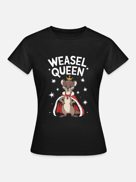 Wiesel - Frauen T-Shirt - Schwarz
