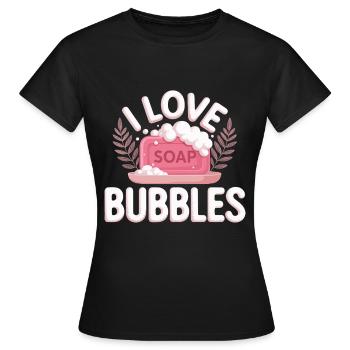 Blasen - Frauen T-Shirt - Schwarz - Vorne - AI Model Female 172 dark (172cm)