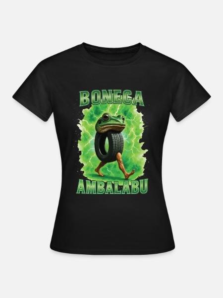 Frosch - Frauen T-Shirt - Schwarz