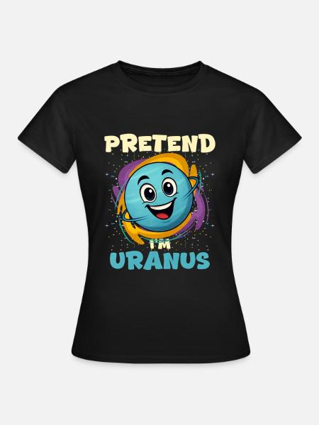 Uranus - Frauen T-Shirt - Schwarz