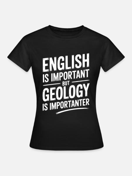 Geology Rock - Frauen T-Shirt - Schwarz