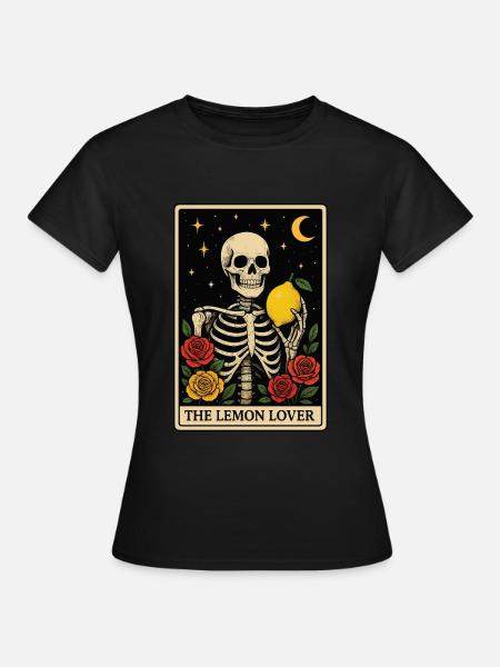 Lemon Tarot - Frauen T-Shirt - Schwarz
