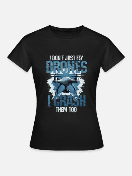 Drone - Frauen T-Shirt - Schwarz