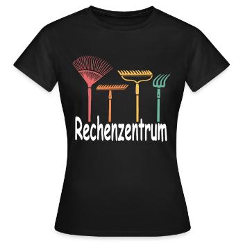 Rechenzentrum - Frauen T-Shirt - Schwarz - Vorne - AI Model Female 172 dark (172cm)