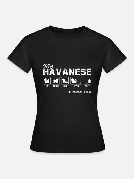 Havaneser Havanese - Frauen T-Shirt - Schwarz