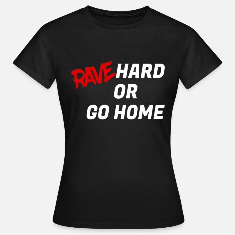 Rave techno - Women's T-Shirt - black