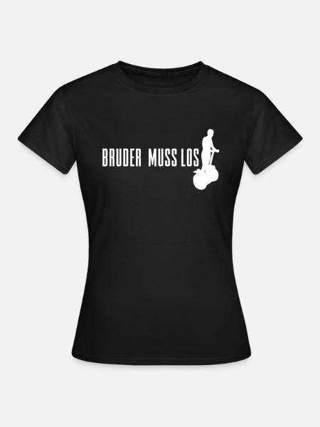 Segway Bruder muss los - Frauen T-Shirt - Schwarz